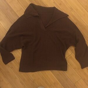 Elegant Maroon Women's Turtleneck Sweater